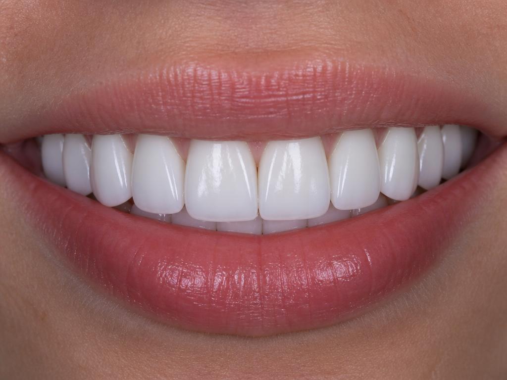 Brilliant pearlescent white teeth after one WHITR use